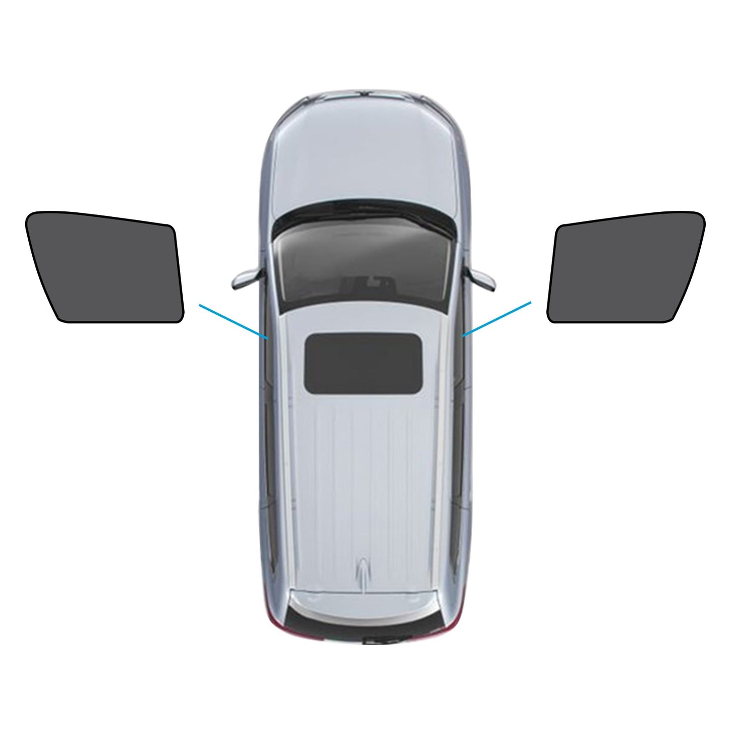 Car Window Magnetic Mesh Sun Blind Shades Suitable For Lexus NX Series 2014-2021-3