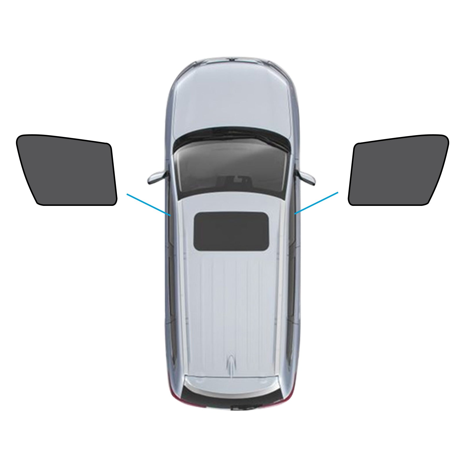 Car Window Magnetic Mesh Sun Blind Shades Suitable For Lexus NX Series 2014-2021-3
