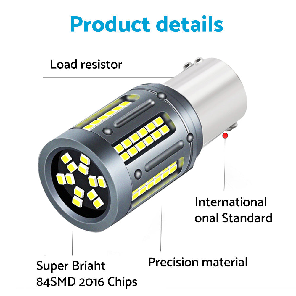 LED White Rear Reverse Bulbs BA15s Suitable For Holden Commodore VT VX VY VZ VE-2