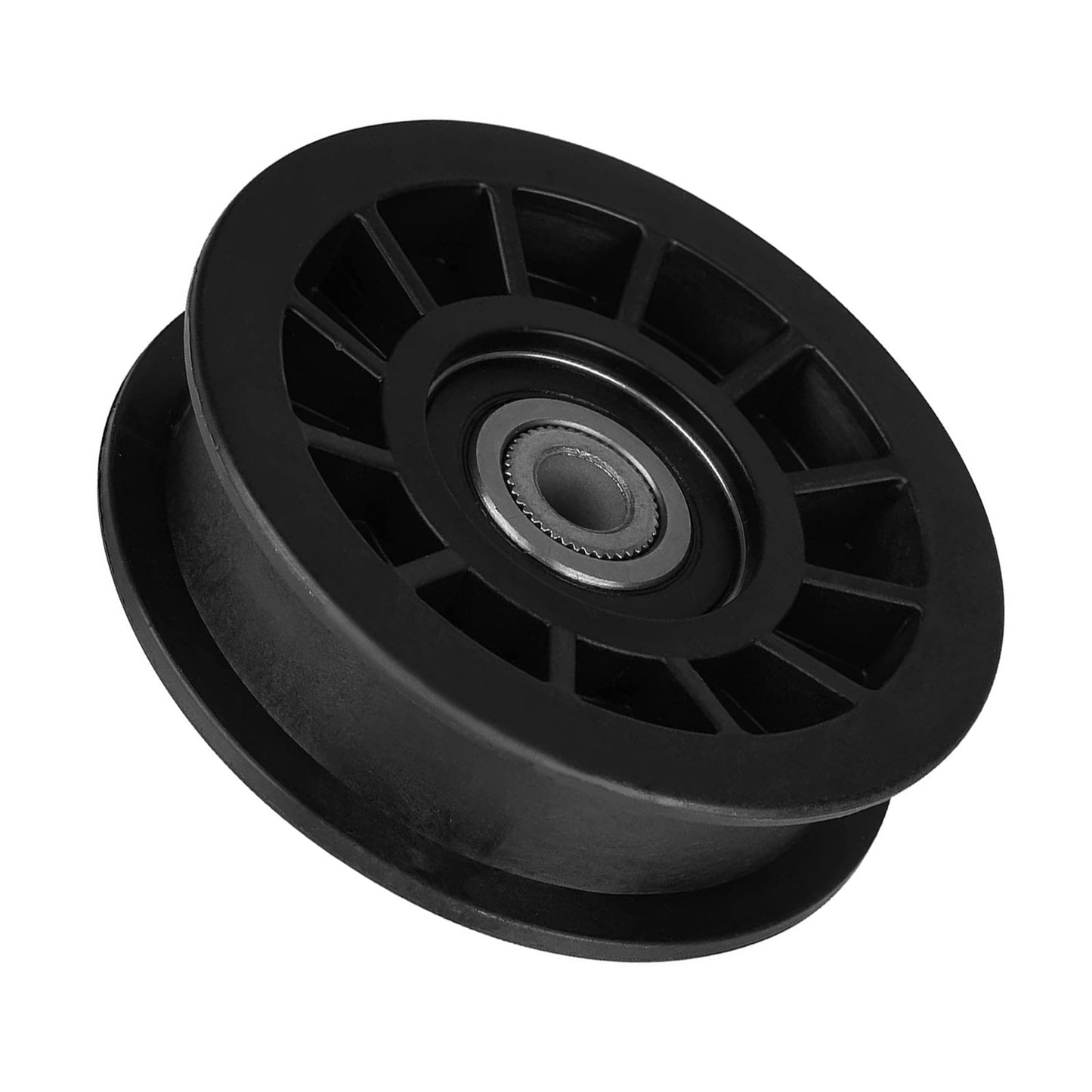 Flat Idler Pulley Suitable For Husqvarna Mowers YTH2242TF / YTH2242TDRF M17538H 194327 - Frazy's Auto Parts