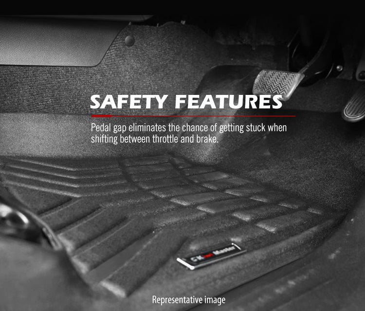 KIWI MASTER 3D TPE Car Floor Mat for Ford Ranger 2023+