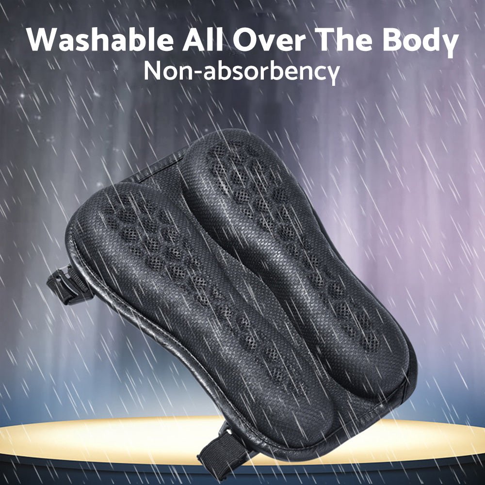 Foldable Passenger Motorcycle Gel Rear Seat Cushion with 3D Honeycomb Structure - Frazy's Auto Parts
