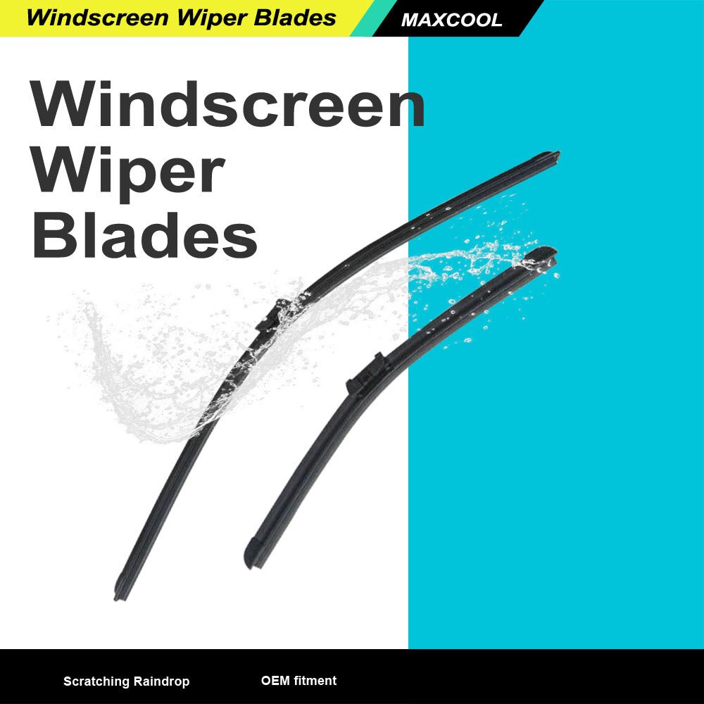 For Ford Fiesta 08 - On Aero Flat Windscreen Wiper Blades 26 inch 15 inch 1 Pair - Frazy's Auto Parts