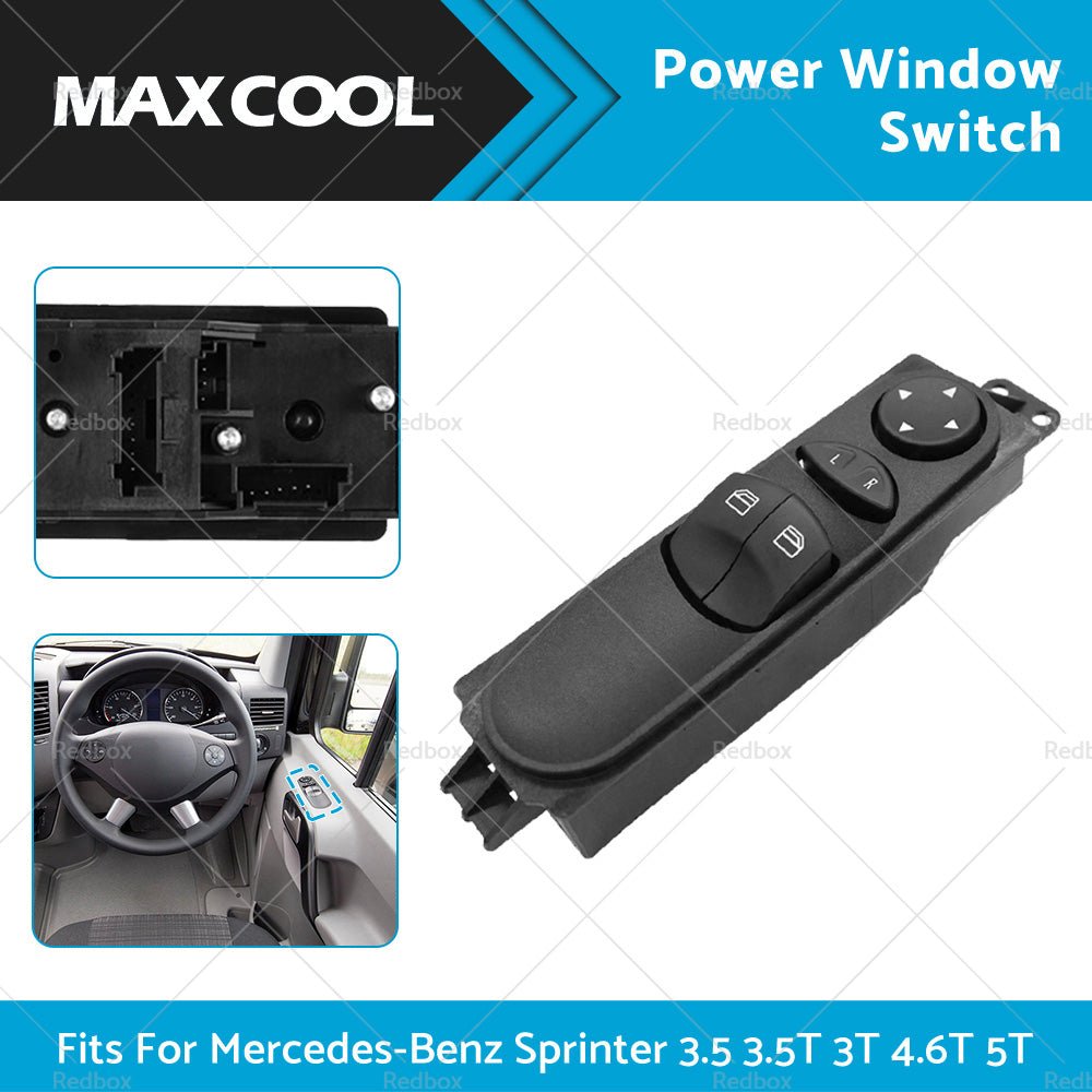 For Mercedes - Benz Sprinter W906 Master Window Switch Control A9065451213 LED - Frazy's Auto Parts