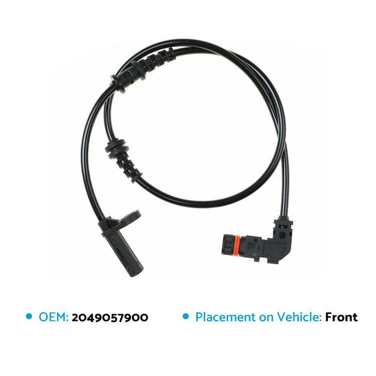 Front ABS Speed Sensor Fits For Mercedes Benz C Class C250 C350 W204 2049057900 - Frazy's Auto Parts