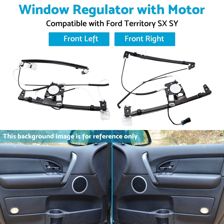 Front Left & Right Window Regulator with Motor Suitable For Ford Territory SX SY SZ 2004 - 2017 - Frazy's Auto Parts