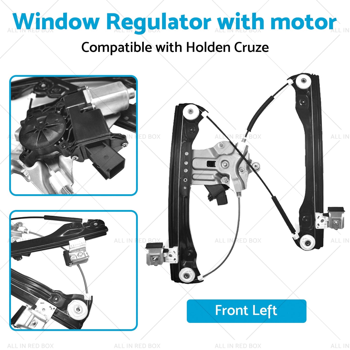 Front Left Window Regulator With Motor 7Pin Suitablefor Holden Cruze JG JH 09 - 16 - Frazy's Auto Parts