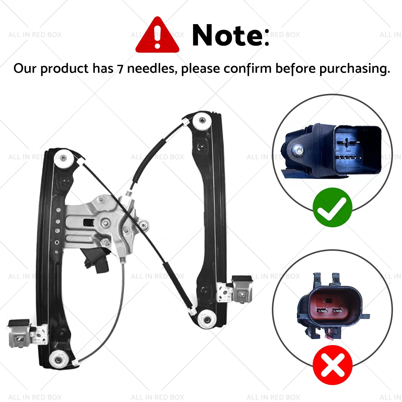 Front Left Window Regulator With Motor 7Pin Suitablefor Holden Cruze JG JH 09 - 16 - Frazy's Auto Parts