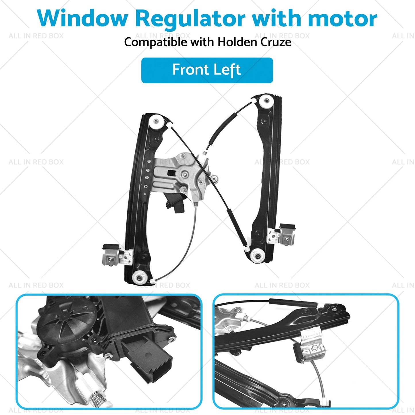 Front Left Window Regulator With Motor 7Pin Suitablefor Holden Cruze JG JH 09 - 16 - Frazy's Auto Parts