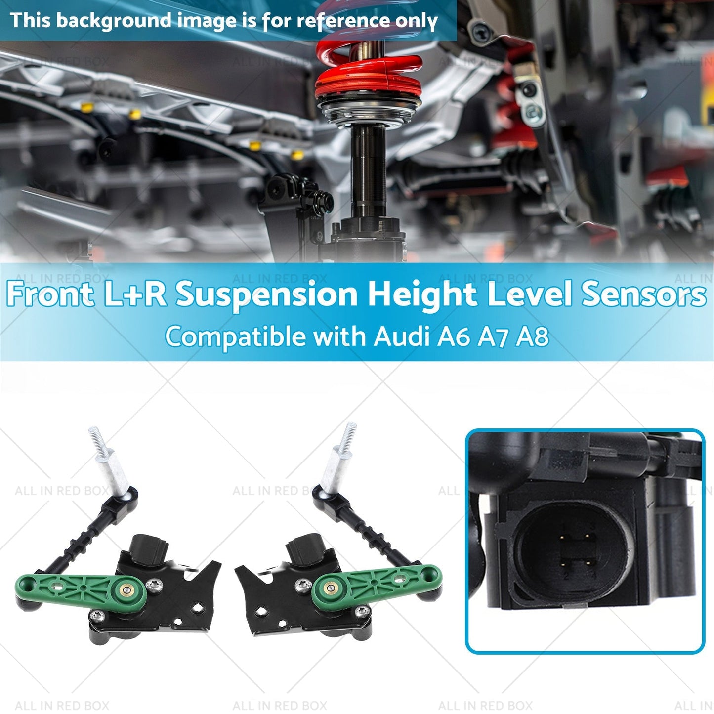 Front LR Suspension Height Level Sensors 4H0941285G Suitable for Audi A6 A7 A8 - Frazy's Auto Parts
