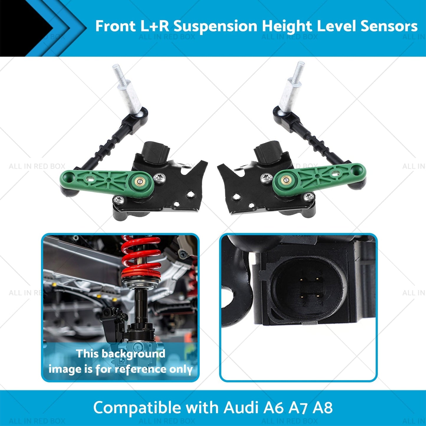 Front LR Suspension Height Level Sensors 4H0941285G Suitable for Audi A6 A7 A8 - Frazy's Auto Parts