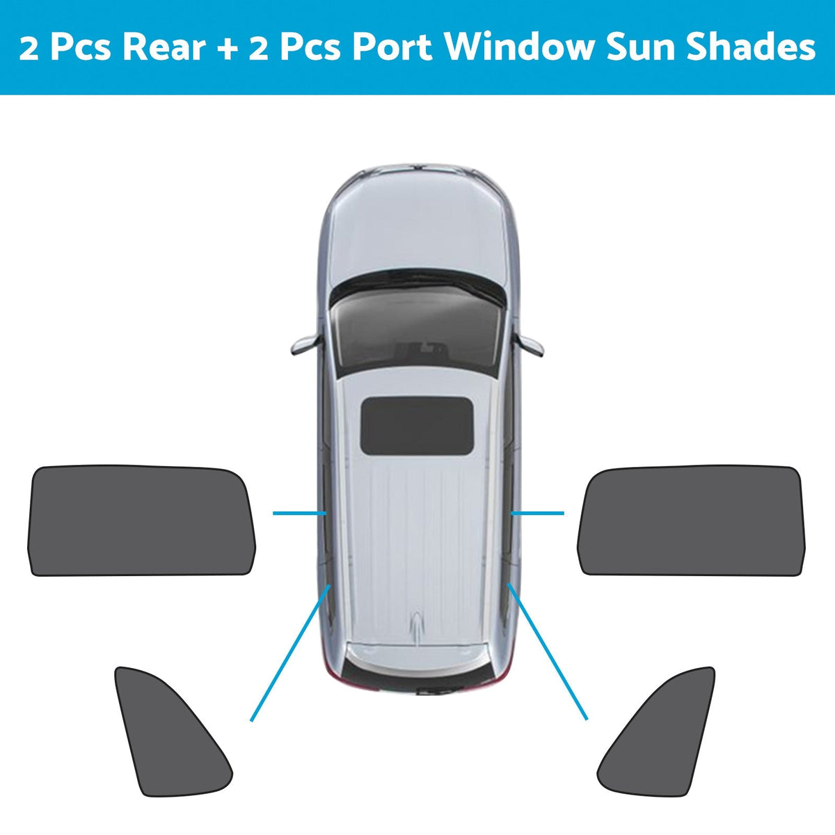 Front Rear Port Window Magnetic Mesh Sun Shade Suitable For Jeep Grand Cherokee - Frazy's Auto Parts