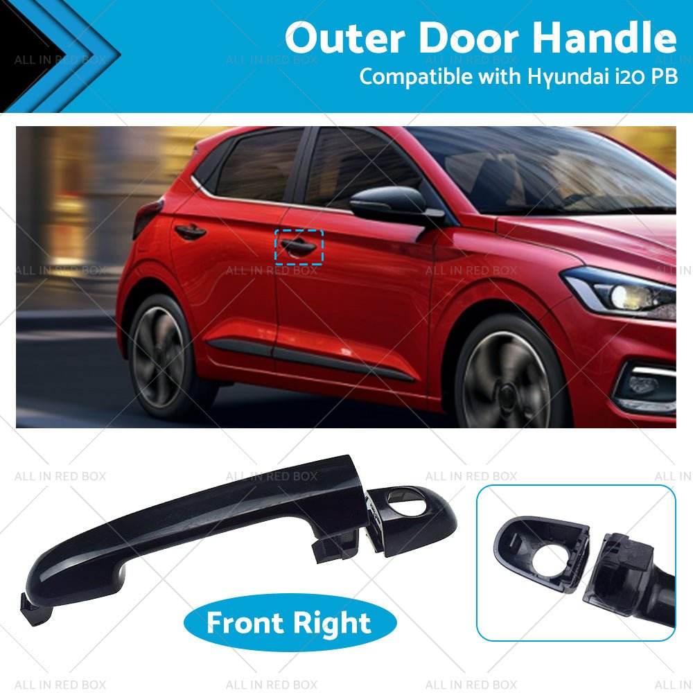 Front Right Exterior Outer Door Handle Suitable for Hyundai i20 PB 2009 - 2015 - Frazy's Auto Parts