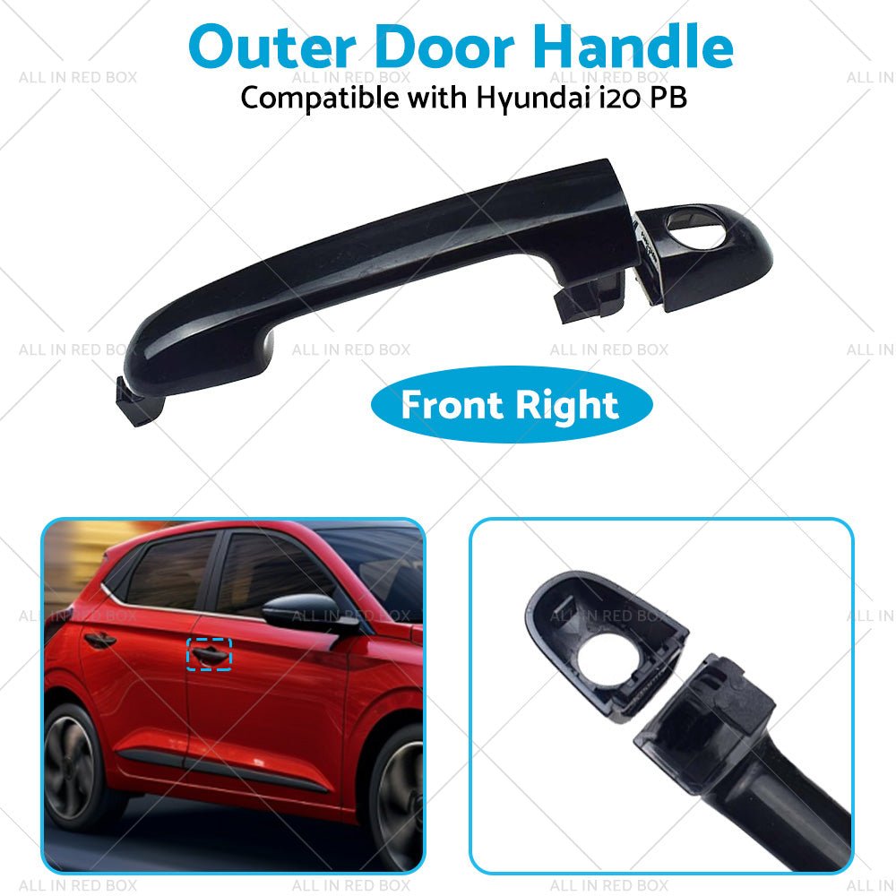 Front Right Exterior Outer Door Handle Suitable for Hyundai i20 PB 2009 - 2015 - Frazy's Auto Parts