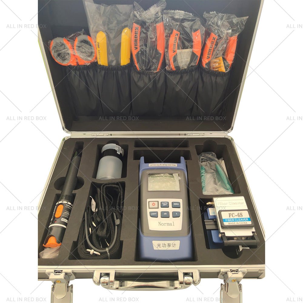 FTTH Fiber Optic Tool Kit with Fiber Cleaver Optical Power Meter FC - 6S - Frazy's Auto Parts