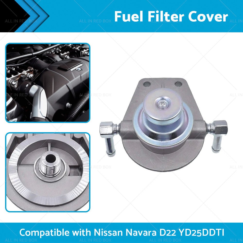 Fuel Filter Housing Primer Pump Cap Suitable For Nissan Navara D22 YD25DDTI MT - Frazy's Auto Parts
