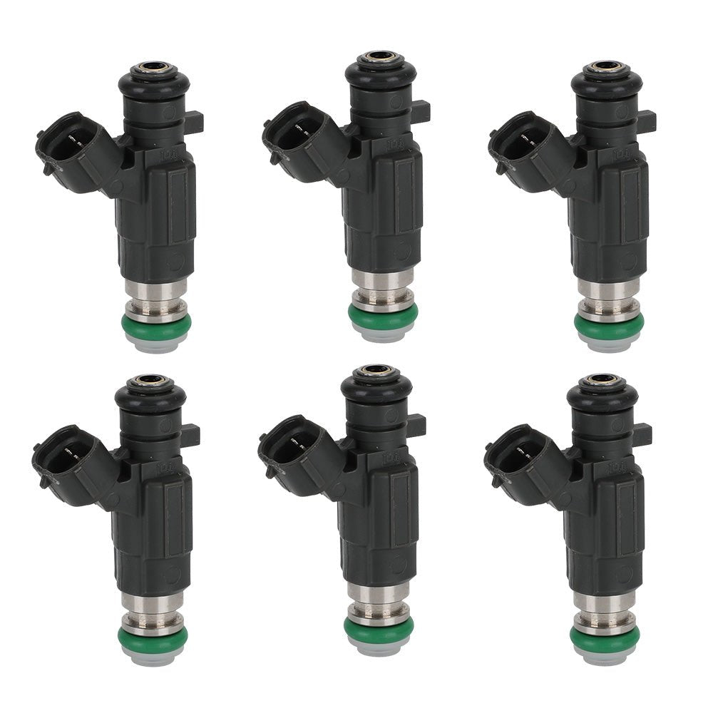 Fuel Injectors 6x Suitable For Holden Rodeo RA 3.5L V6 2003 - 2006 JECS FBJC100 - Frazy's Auto Parts