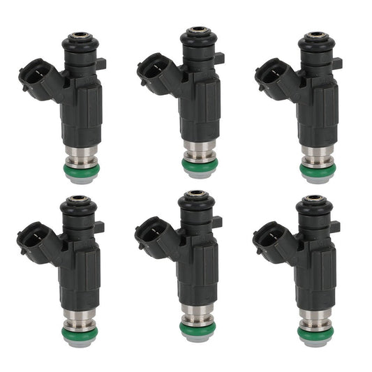 Fuel Injectors 6x Suitable For Holden Rodeo RA 3.5L V6 2003 - 2006 JECS FBJC100 - Frazy's Auto Parts