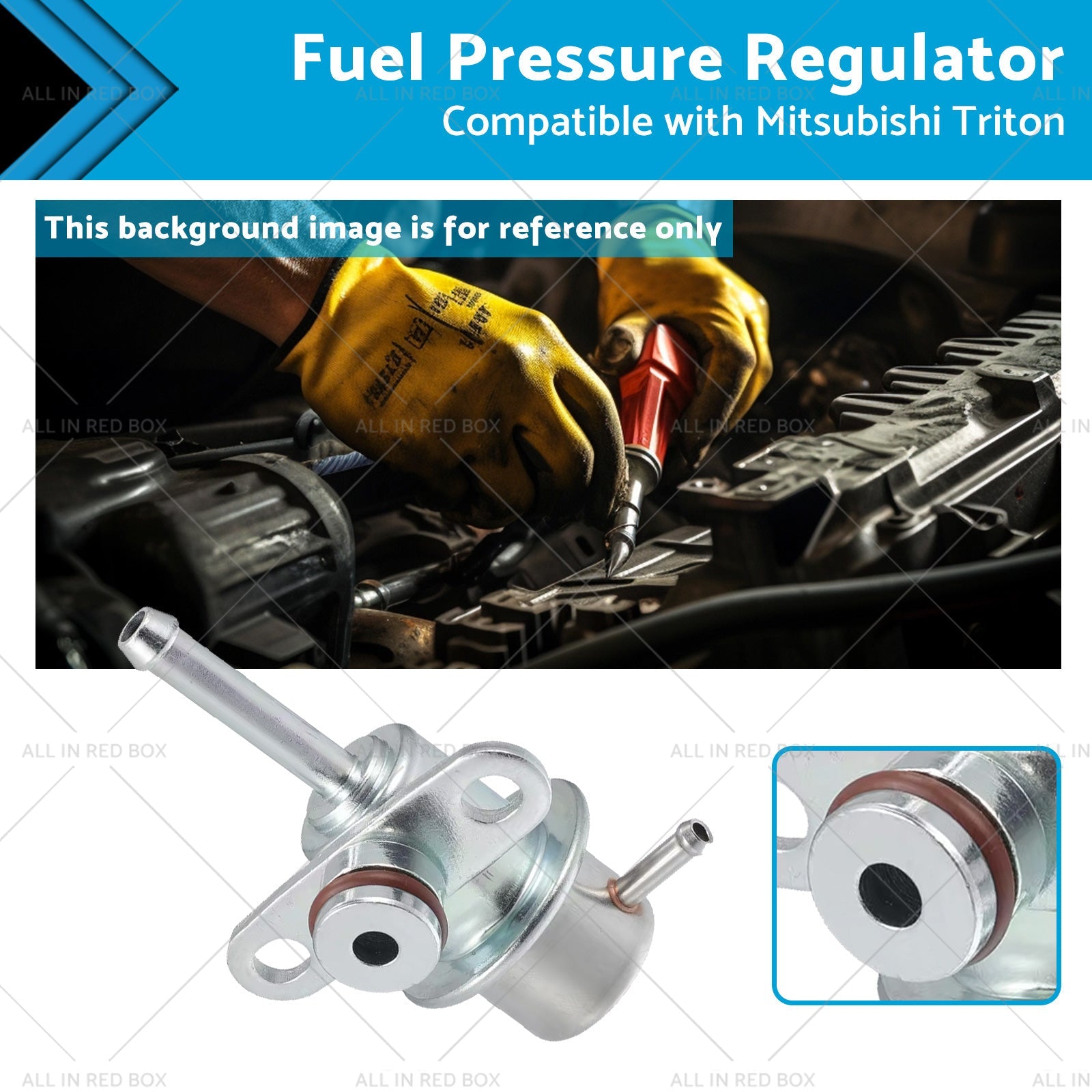 Fuel Pressure Regulator Suitable for Mitsubishi Triton 2. 4ltr 4G64 MK 1996 - 2006 - Frazy's Auto Parts