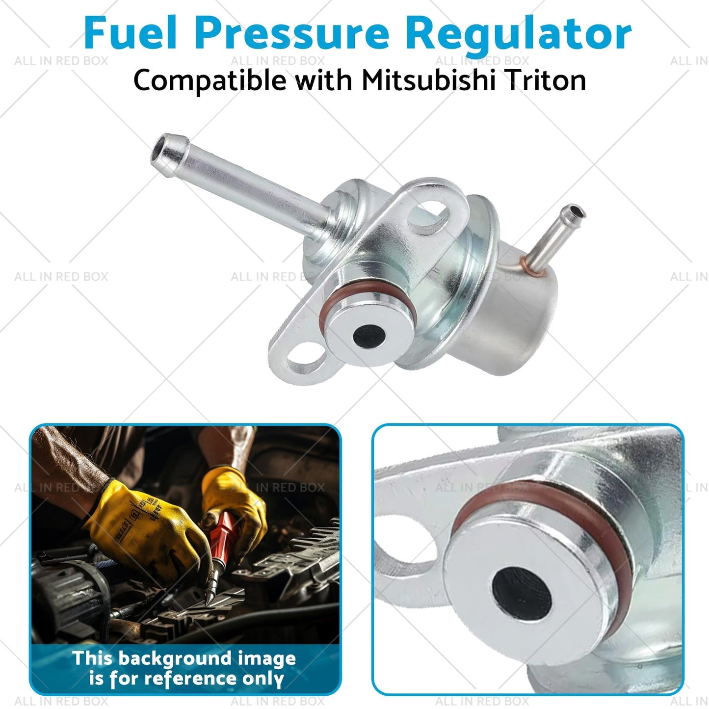 Fuel Pressure Regulator Suitable for Mitsubishi Triton 2. 4ltr 4G64 MK 1996 - 2006 - Frazy's Auto Parts