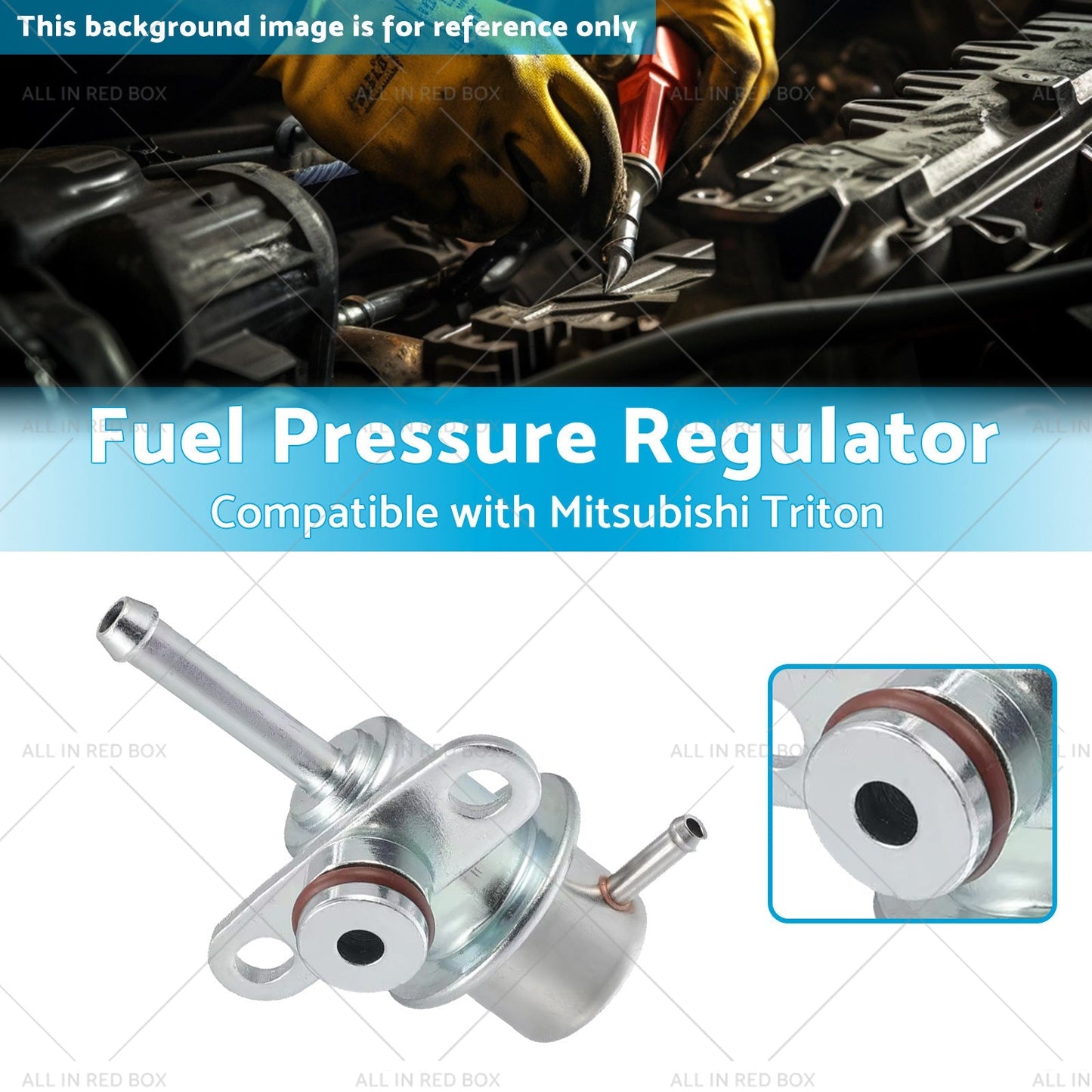 Fuel Pressure Regulator Suitable for Mitsubishi Triton 2. 4ltr 4G64 MK 1996 - 2006 - Frazy's Auto Parts