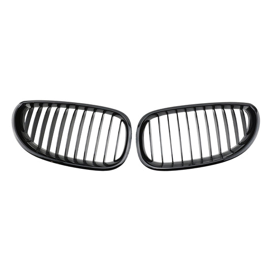 Gloss Black Front Grille Grill Suitable For BMW E60 E61 5 Series 2003 - 2010 - Frazy's Auto Parts
