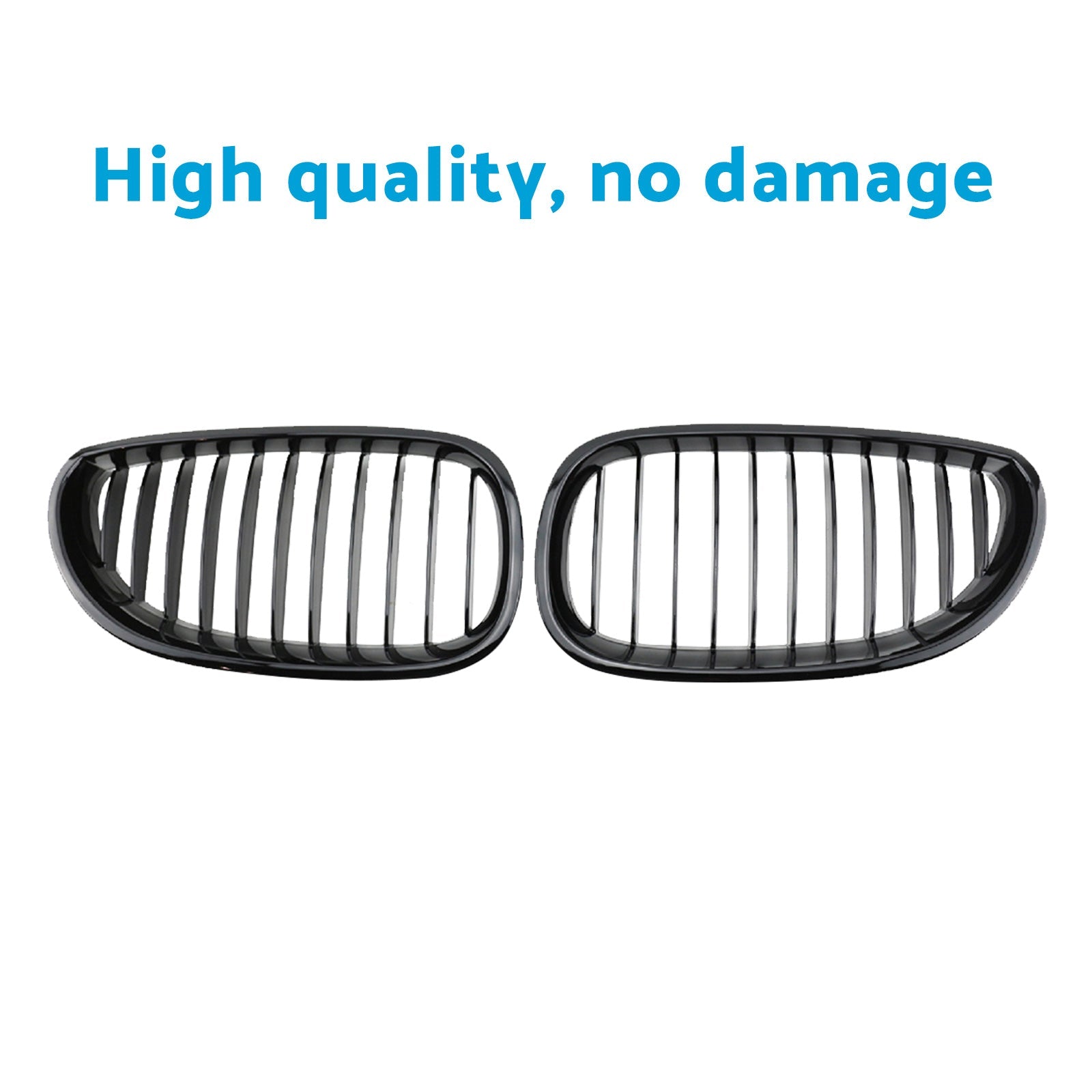 Gloss Black Front Grille Grill Suitable For BMW E60 E61 5 Series 2003 - 2010 - Frazy's Auto Parts