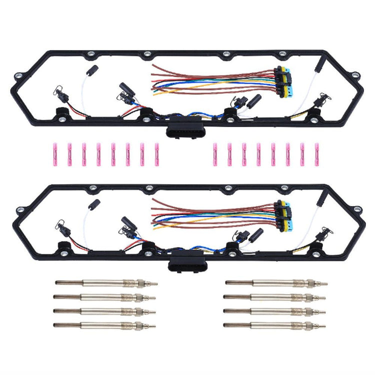 Glow Plug Kit Suitable For Ford 7.3L Diesel F250 F350 E250 E350 Excursion 98–03 - Frazy's Auto Parts