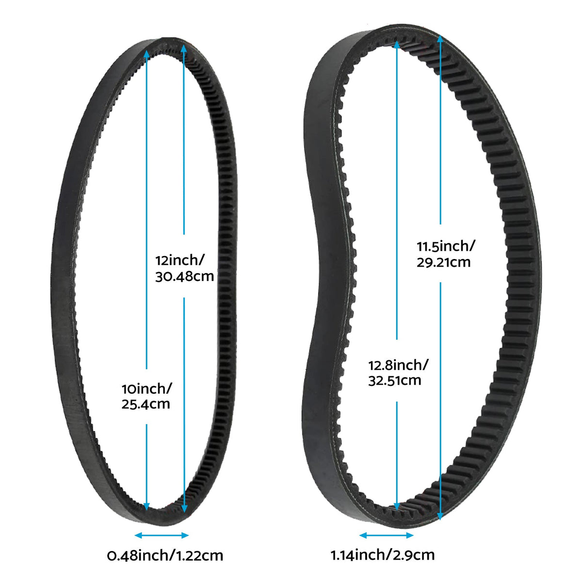 Golf Cart Drive Starter Belt Suitable For Yamaha G2 G5 G8 G9 G14 1985 - 2006 J55 - G6241 - 00 - Frazy's Auto Parts