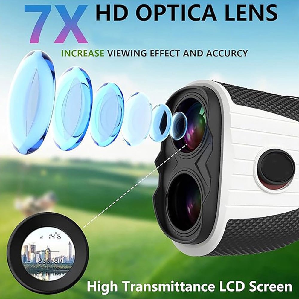 Golf Rangefinder With Slope 1200 Yards 7X Laser USB Charging Type - C Magnetic 7X Laser - Frazy's Auto Parts