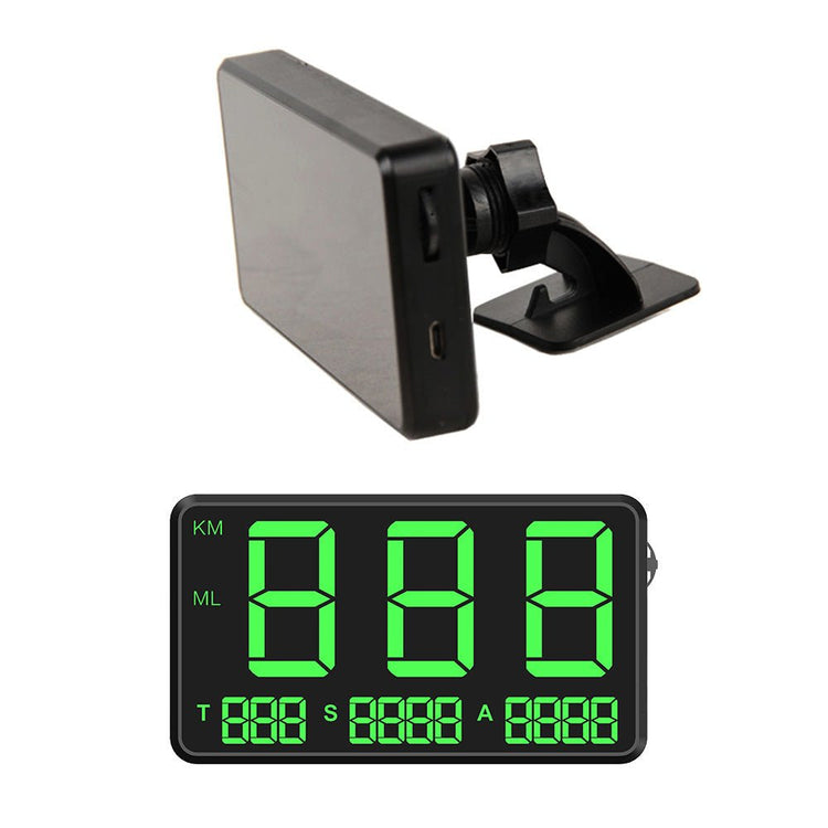 GPS Head Up Display Speedometer Odometer Digital Speed MPH with Over Speeding Alarm - Frazy's Auto Parts