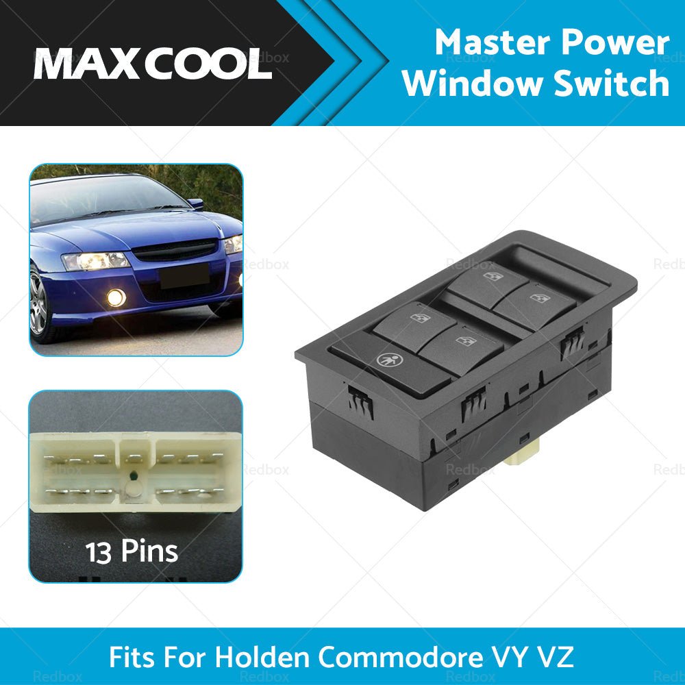 Grey Master Power Window Switch 13 Pins for Holden Commodore VY VZ 2002 - 2007 - Frazy's Auto Parts