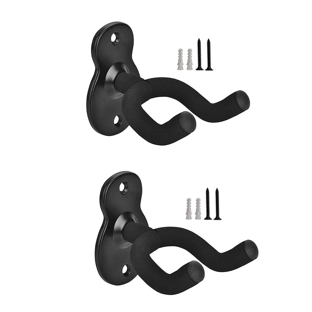Guitar Hanger Display Wall Mount Holder Hook Rack Bracket Padded Instrument - Frazy's Auto Parts
