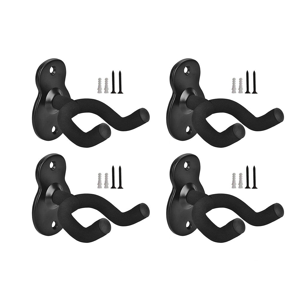 Guitar Hanger Display Wall Mount Holder Hook Rack Bracket Padded Instrument - Frazy's Auto Parts
