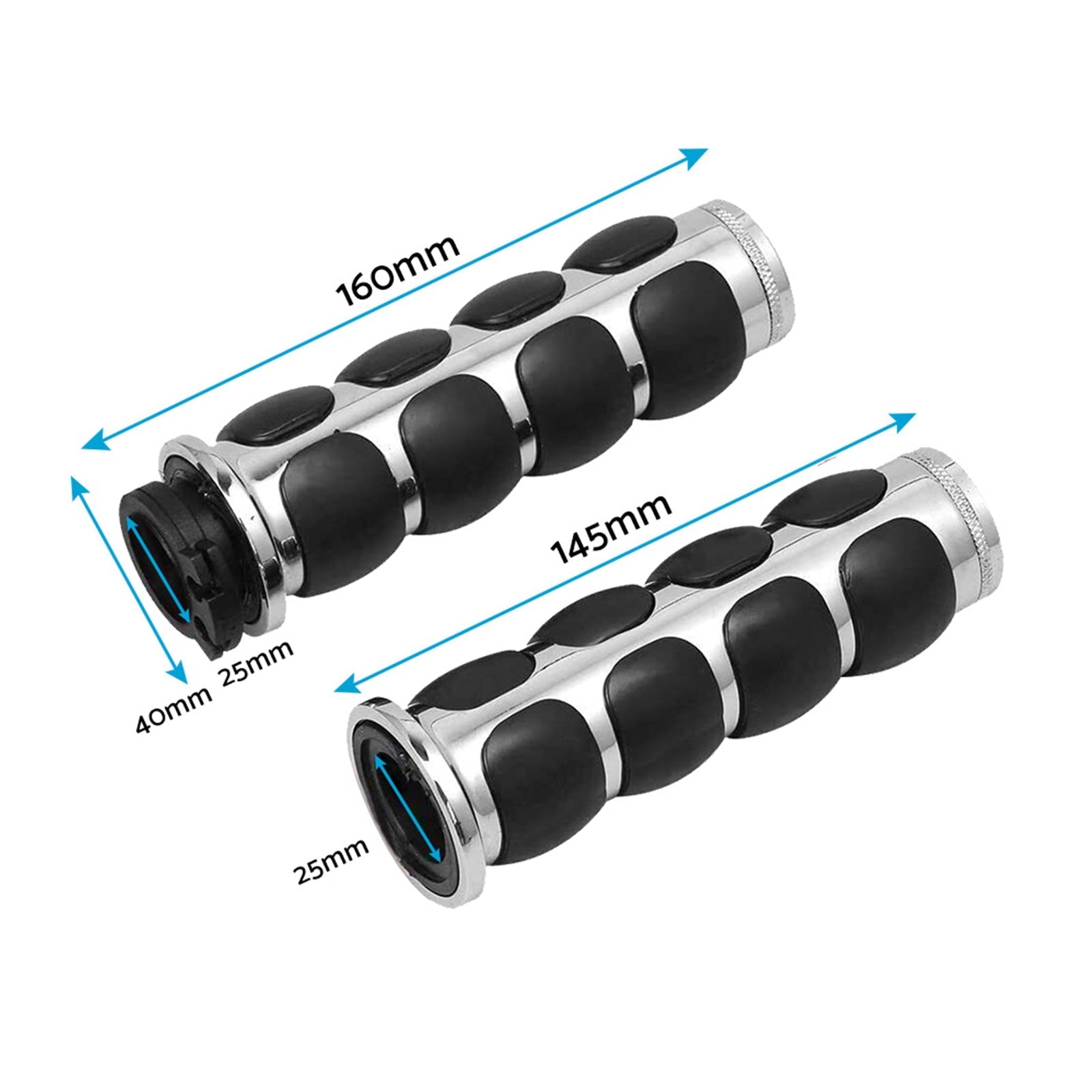 Handlebar Hand Grips Suitable For Harley Davidson Touring Sportster Dyna Softail - Frazy's Auto Parts