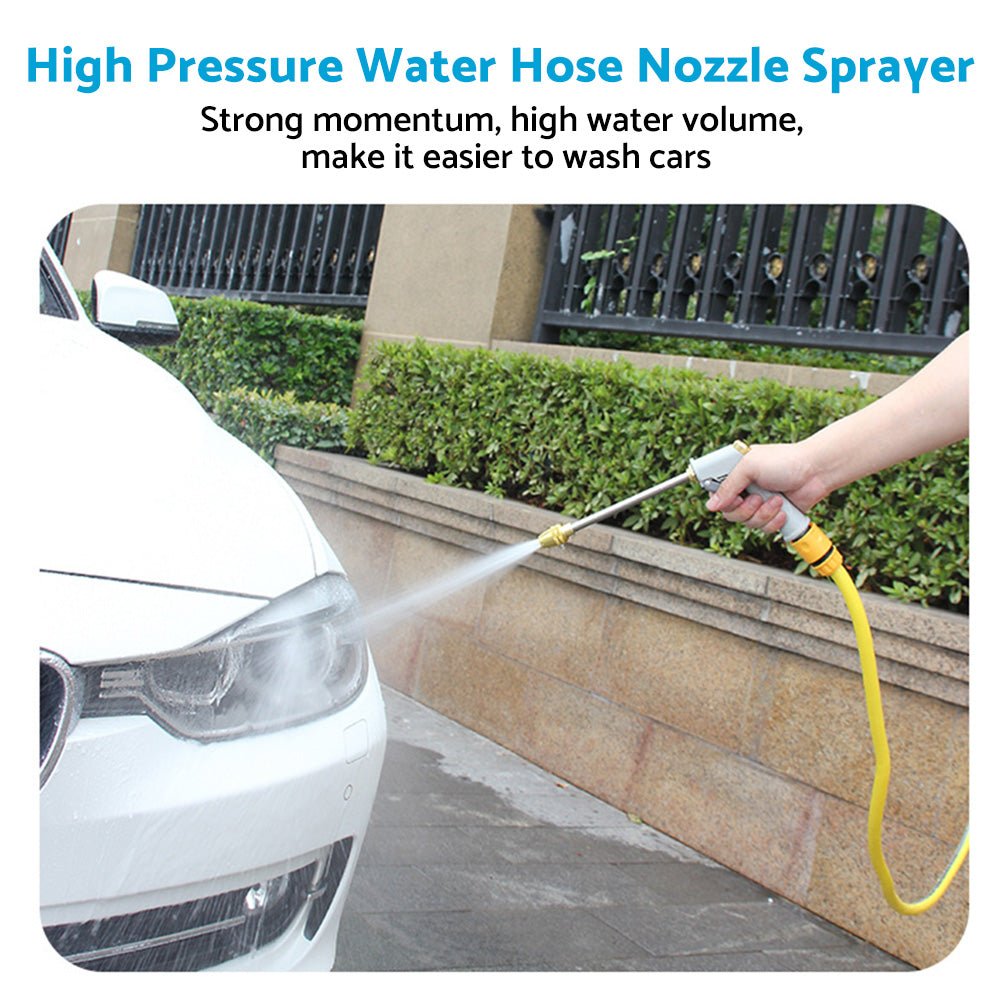 High Pressure Water Hose Nozzle Long Spray Attachment Suitable For Garden Hose & Car Wash - Frazy's Auto Parts