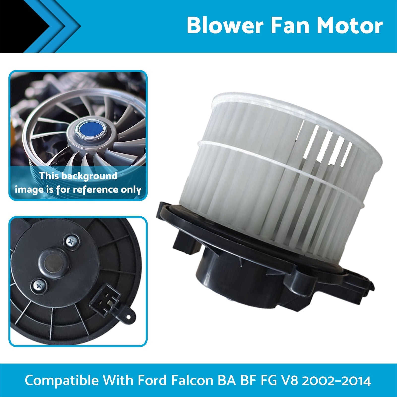 HVAC Blower Fan Motor Dashboard Suitable For Ford Falcon BA BF FG 6Cyl V8 02 - 14 - Frazy's Auto Parts