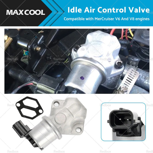 Idle Air Control Valve IAC Aluminum Alloy 862998 Suitable For Mercruiser V6 V8 - Frazy's Auto Parts