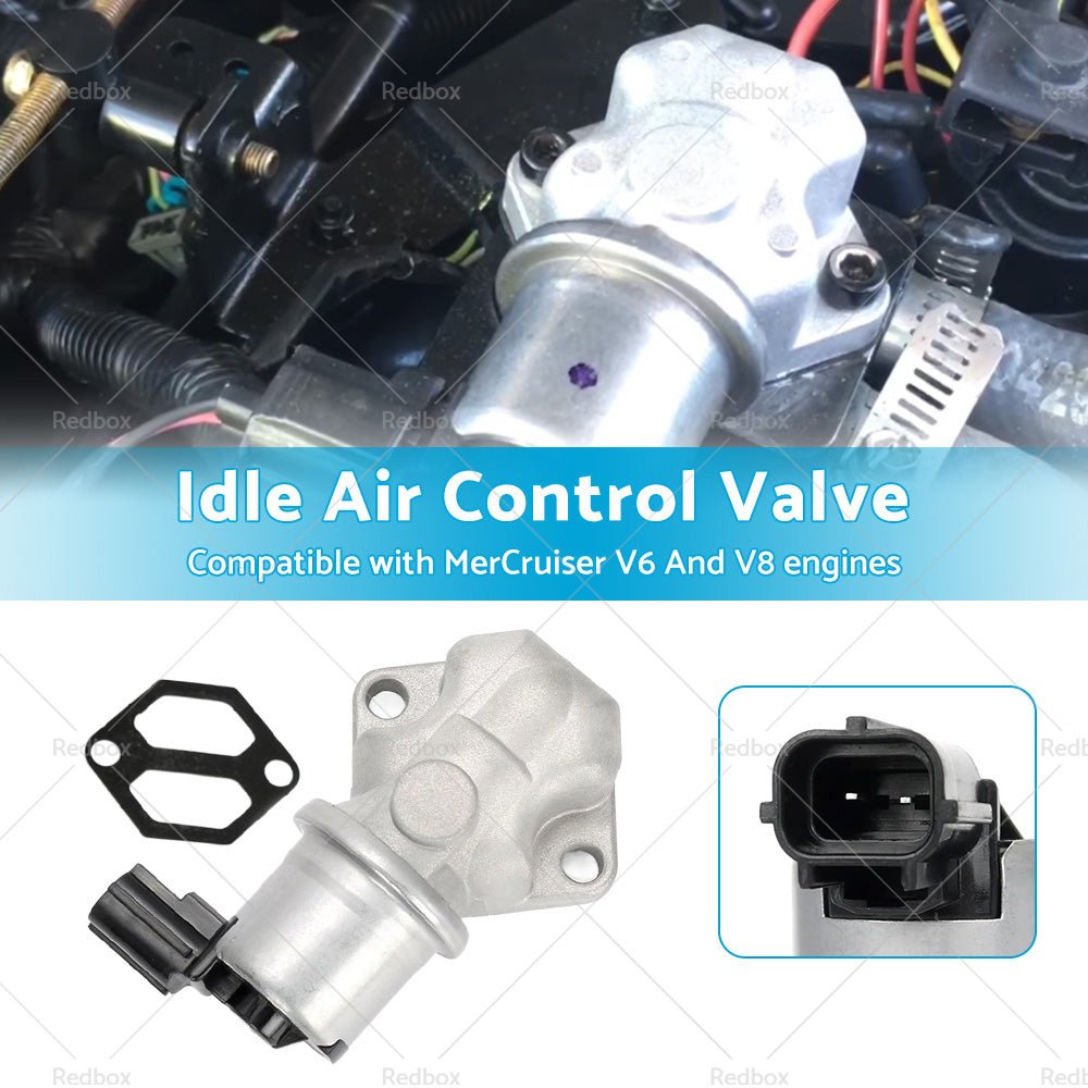 Idle Air Control Valve IAC Aluminum Alloy 862998 Suitable For Mercruiser V6 V8 - Frazy's Auto Parts