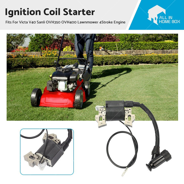 Ignition Coil Starter For Victa V40 Sanli OVH350 OVH400 Lawnmower 4Stroke Engine - Frazy's Auto Parts