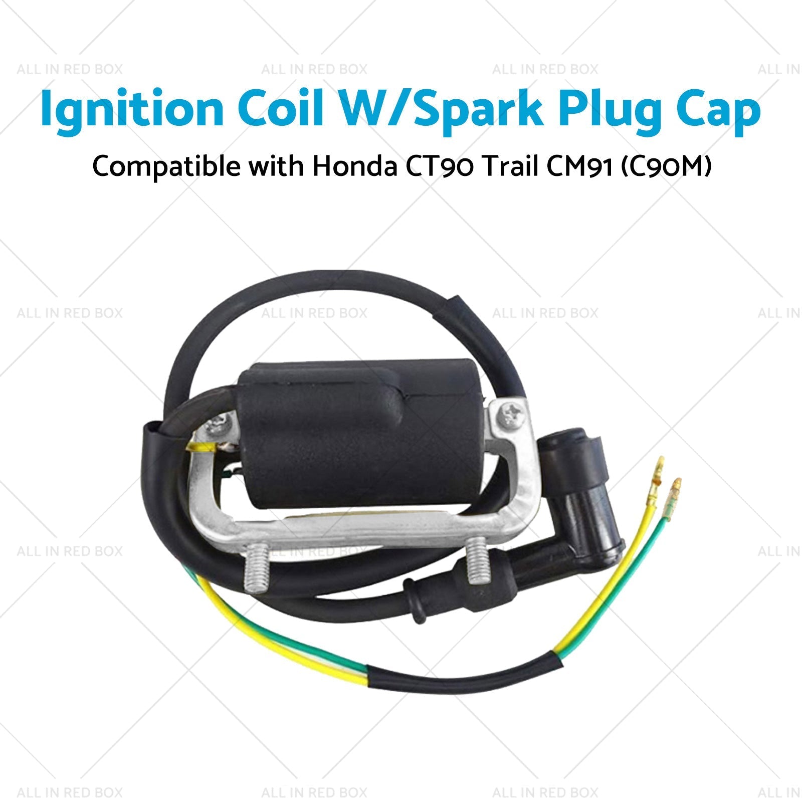 Ignition Coil W or Spark Plug Cap Suitable for Honda CT90 Trail CM91 C90M - Frazy's Auto Parts
