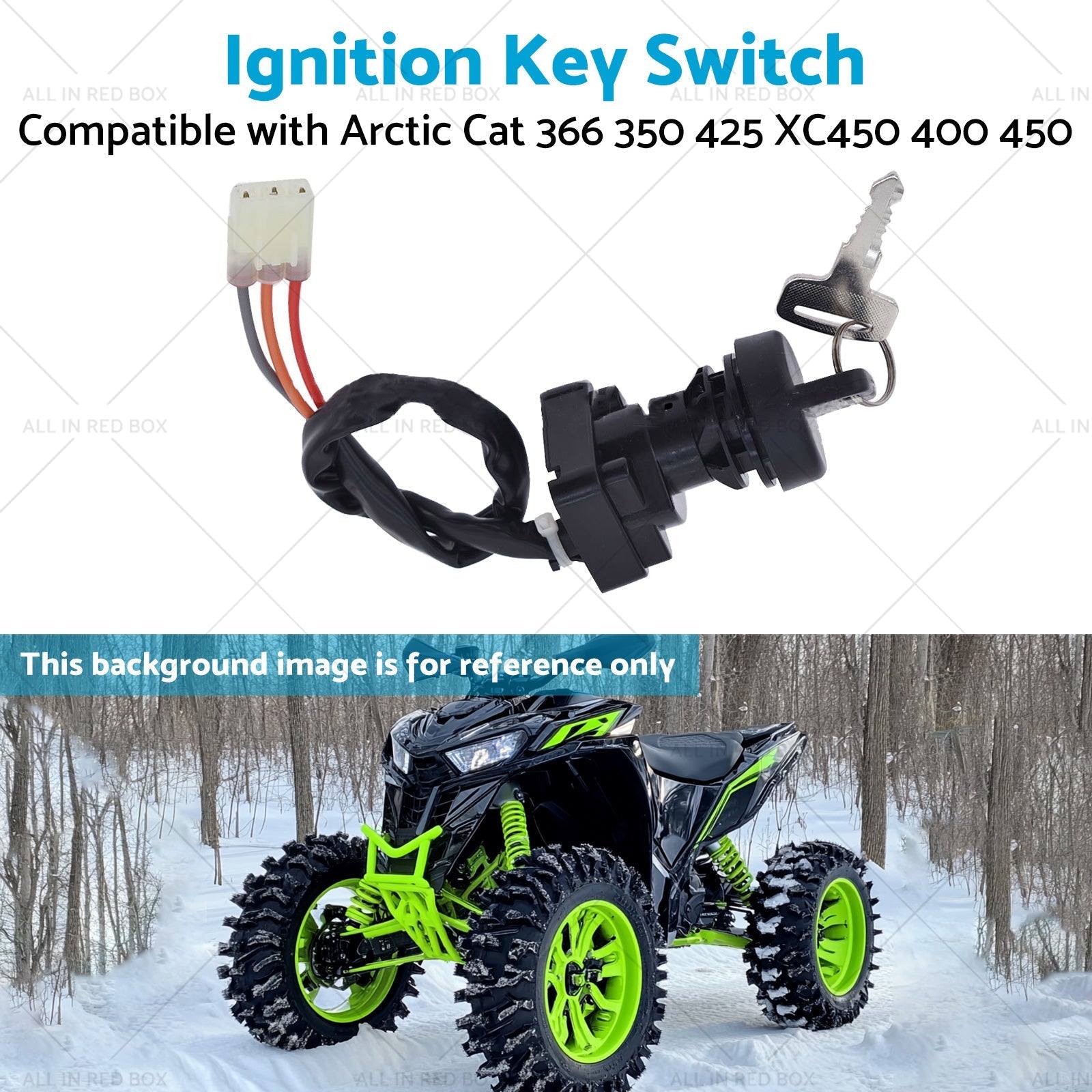 Ignition Key Switch Suitable for Arctic Cat 366 350 425 XC450 400 450 3313 - 439 - Frazy's Auto Parts