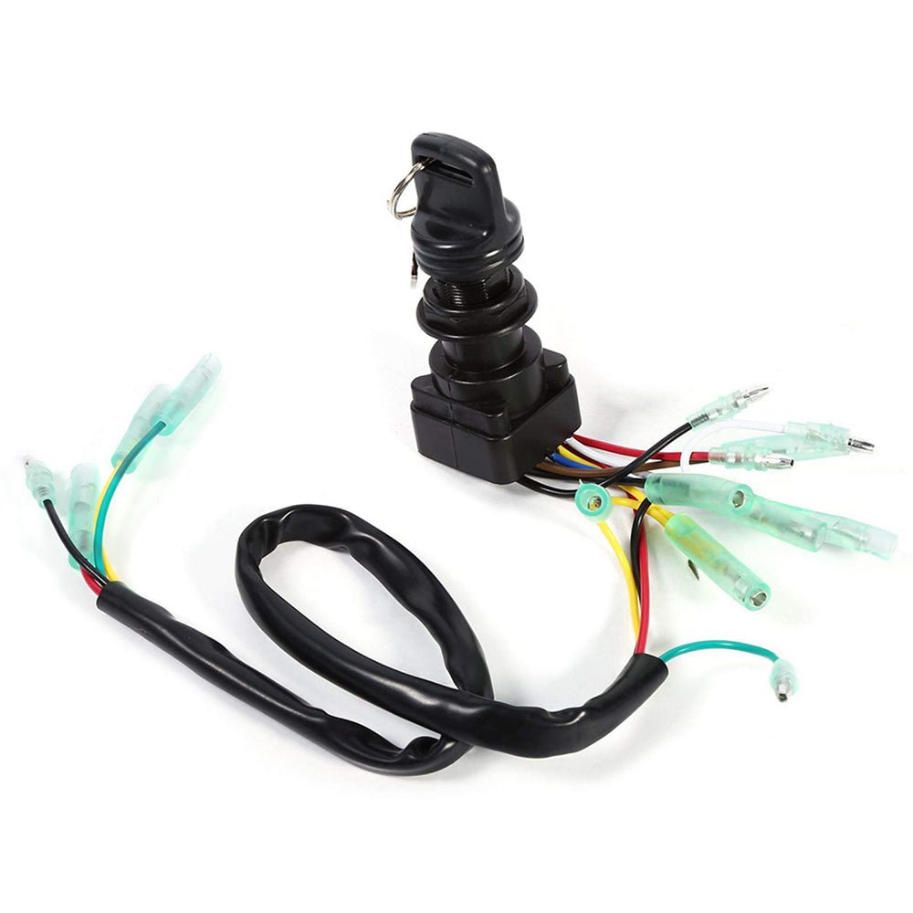 Ignition Switch Key Assy For Yamaha Outboard Motor Control Box 703 - 82510 - 43 - 00 G - Frazy's Auto Parts
