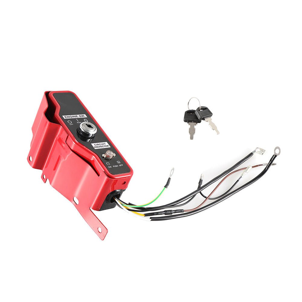 Ignition Switch Key Panel with Electric Start Suitable For Honda GX340 11HP / GX390 13HP Engine - Frazy's Auto Parts