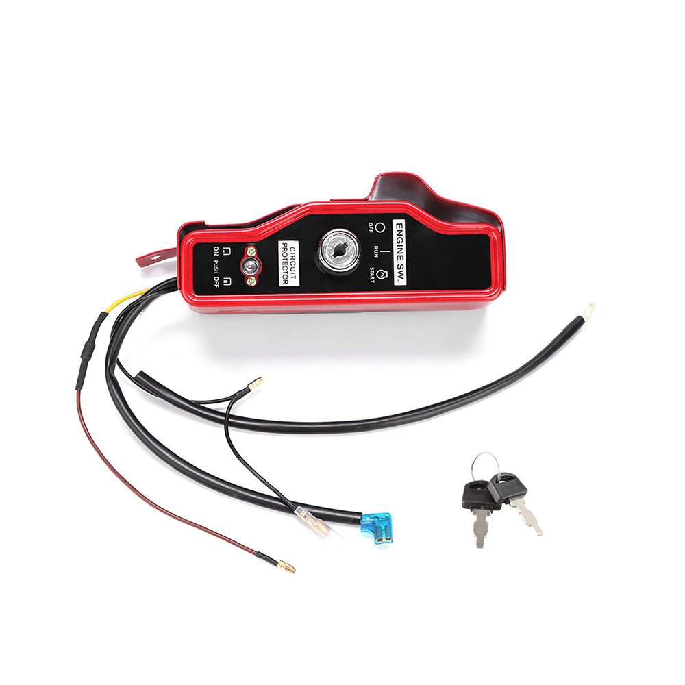 Ignition Switch Key Panel with Electric Start Suitable For Honda GX340 11HP / GX390 13HP Engine - Frazy's Auto Parts