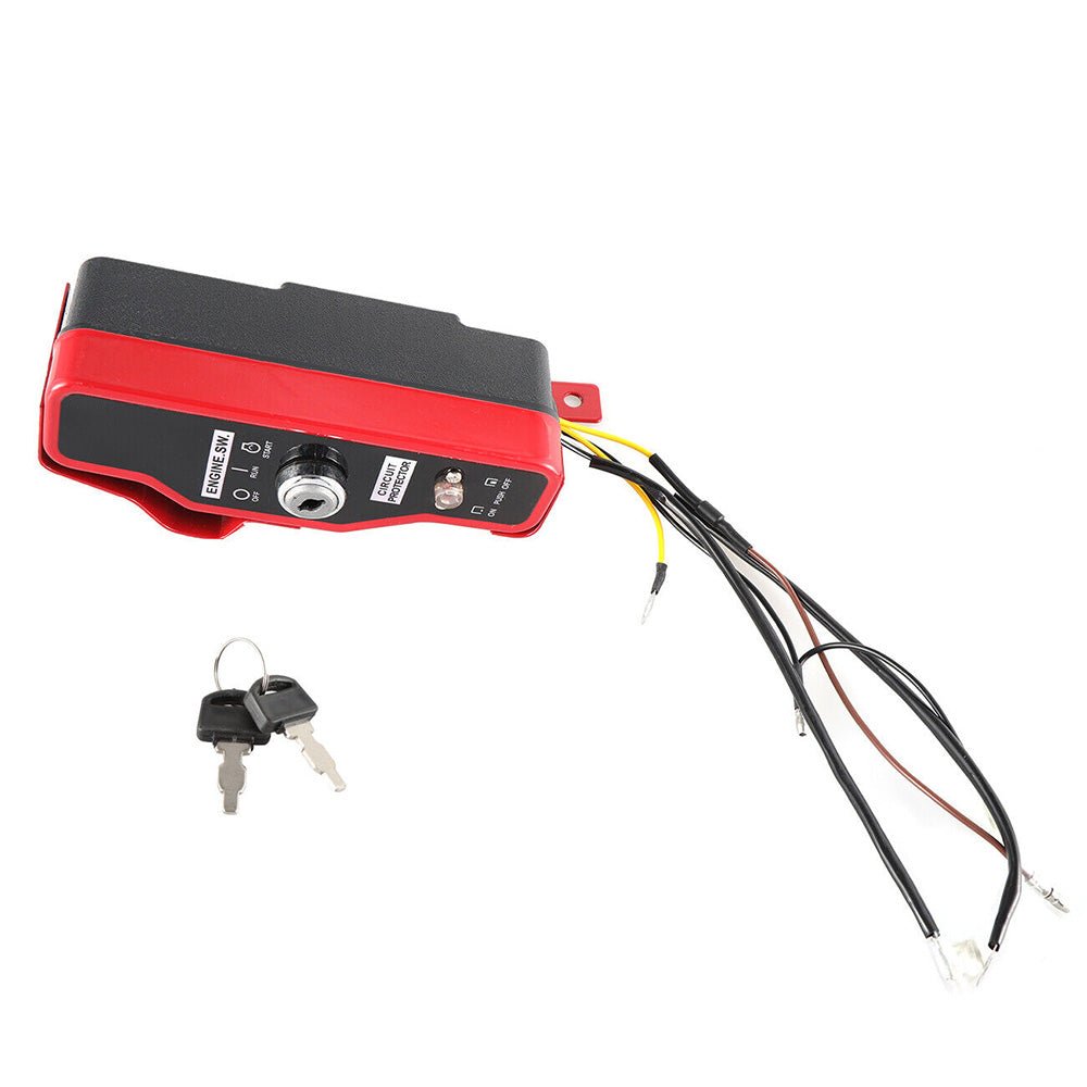 Ignition Switch Key Panel with Electric Start Suitable For Honda GX340 11HP / GX390 13HP Engine - Frazy's Auto Parts