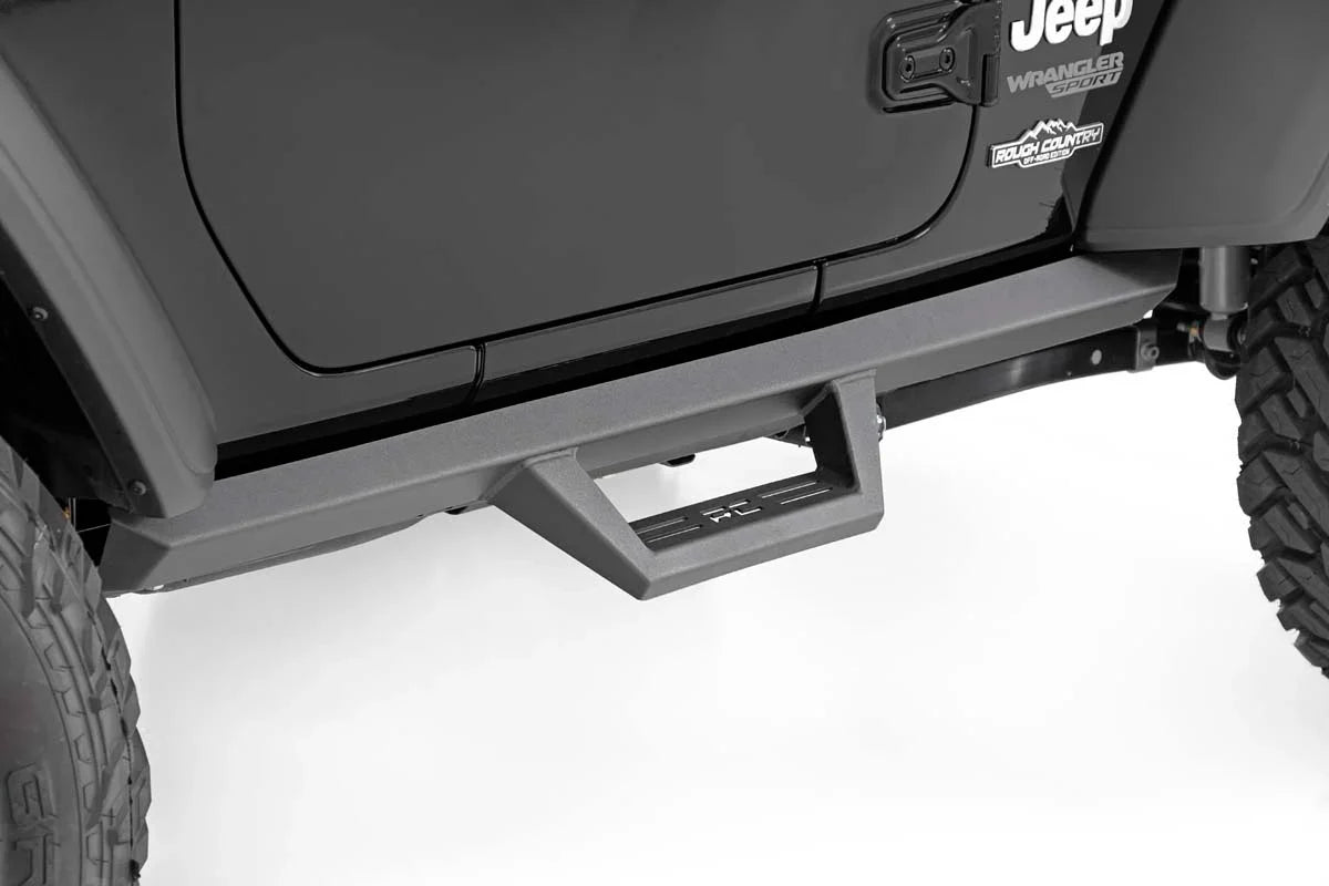 Contoured Drop Steps 2 Door Jeep Wrangler JL 4WD (2018-2025)