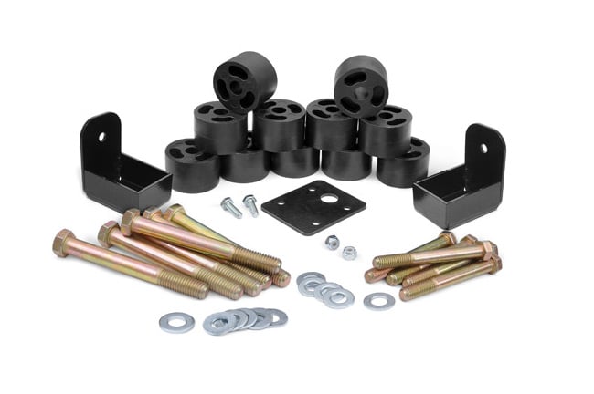 1.25 Inch Body Lift Kit Jeep Wrangler TJ (97-06)/Wrangler Unlimited (04-06)