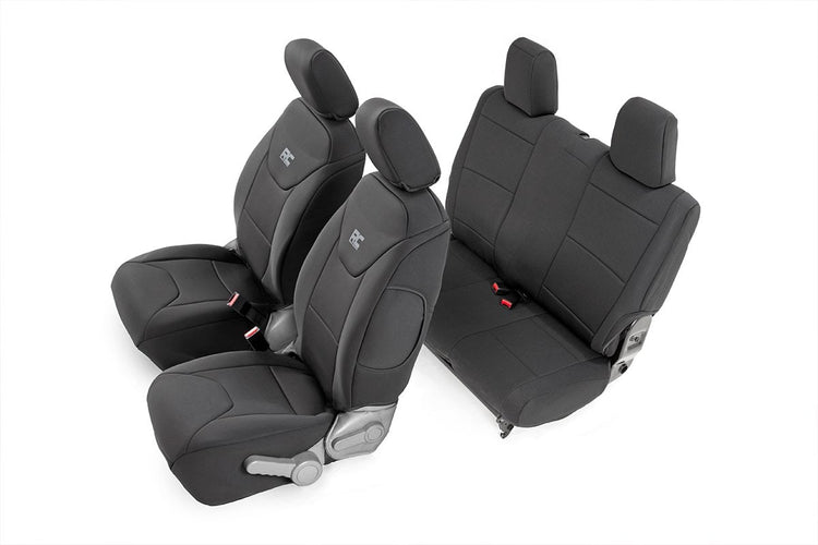 Seat Covers Front and Rear Jeep Wrangler JK 4WD (2007-2010)