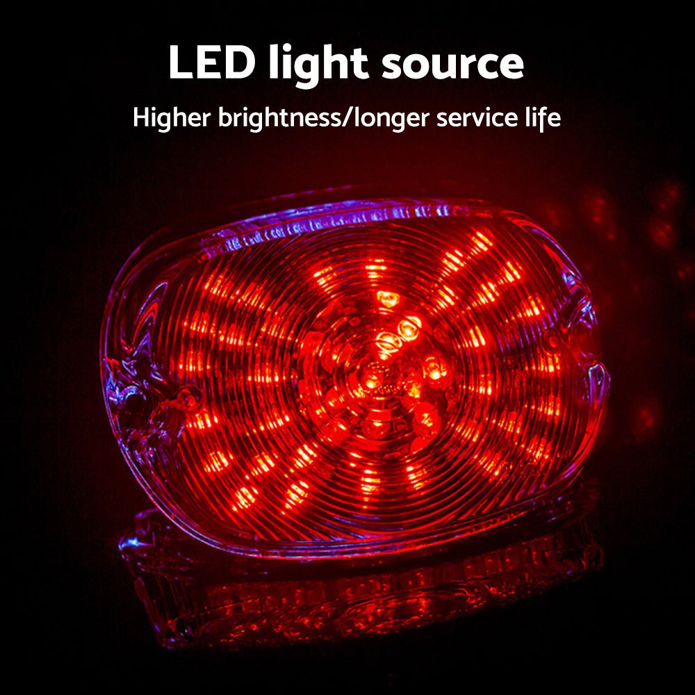 LED Rear Tail Light Brake Smoke Suitable For Harley Touring Dyna Glide Softail - Frazy's Auto Parts